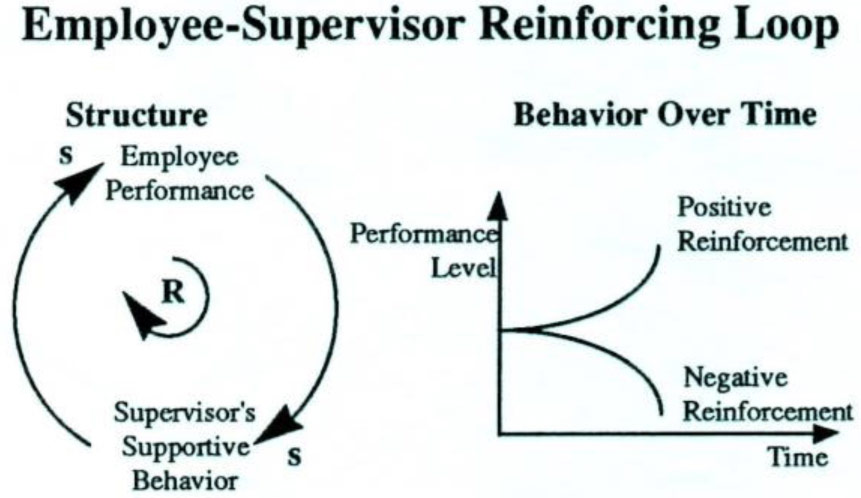 Employee-Supervisor Reinforcing Loop