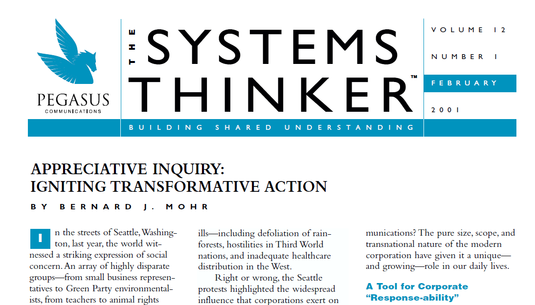 Appreciative Inquiry: Leveraging Strengths for ...
