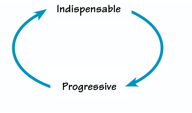 The group recognized this diagram as representative of their implicit strategy